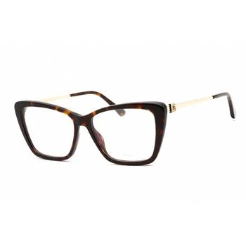 Jimmy Choo | Jimmy Choo Women's Eyeglasses - Full Rim Cat Eye Havana Plastic Frame | JC375 0086 00 2.7折×额外9折x额外9.5折, 独家减免邮费, 额外九折, 额外九五折