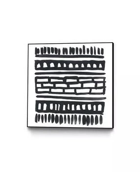 Giant Art | 30" x 30" Weft III Art Block Framed Canvas,商家Macy's,价格¥4479