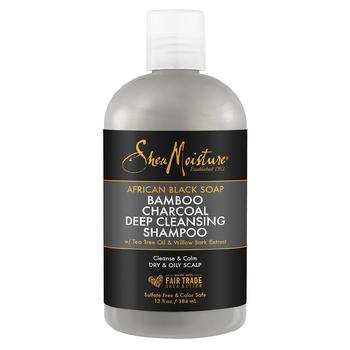 SheaMoisture | Cleansing Shampoo African Black Soap & Charcoal商品图片,独家减免邮费