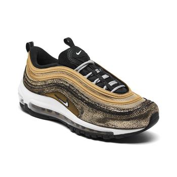 推荐Women's Air Max 97 Cracked Gold-Tone Casual Sneakers from Finish Line商品
