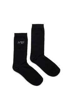 N°21 | N°21 Kids Logo Embroidered Socks,商家Cettire,价格¥497