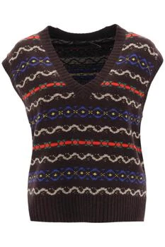 Ralph Lauren | Polo ralph lauren fair isle motif knitted vest 5.8折