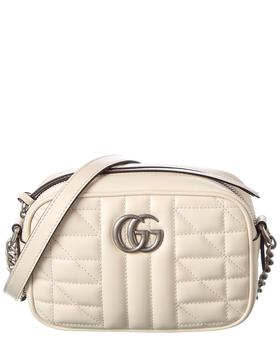 Gucci | Gucci GG Marmont Mini Matelasse Leather Crossbody商品图片,9折