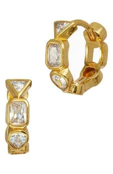 Savvy Cie Jewels | 14K Gold CZ Hoop Earrings,商家Nordstrom Rack,价格¥301