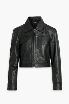 商品Muubaa | Denver cropped leather jacket,商家THE OUTNET US,价格¥1828图片