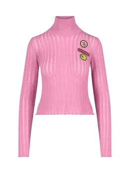 CORMIO | Cormio Anna Badge Patches High-Neck Sweater 4.8折
