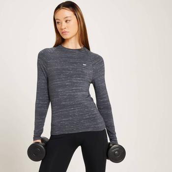 product MP Women's Performance Long Sleeve Training T-Shirt - Black Marl with Charcoal Fleck image