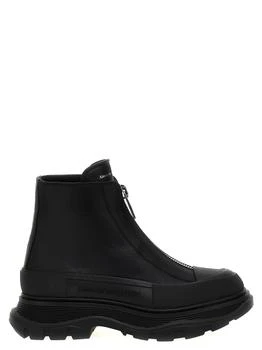 Alexander McQueen | Zip Tread Slick Boots, Ankle Boots Black 5.5折