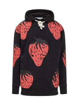 JW Anderson | JW Anderson All-Over Strawberry Print Hoodie商品图片,5.7折