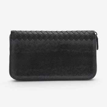 推荐Bottega Veneta Intrecciato Black Leather Wallet 311263-Vaqk1-2015商品