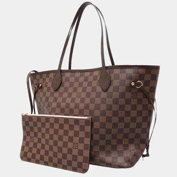 lv女包, [二手商品] Louis Vuitton | Louis Vuitton Brown Damier Canvas Neverfull MM Tote Bag商品图片 8.6折