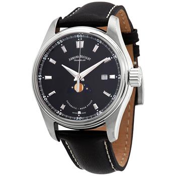 推荐Armand Nicolet MH2 Automatic Black Dial Mens Watch A640L-NR-P140NR2商品