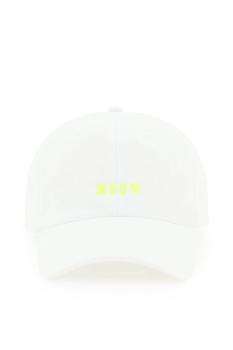 MSGM | Msgm baseball cap with neon logo商品图片,6.5折