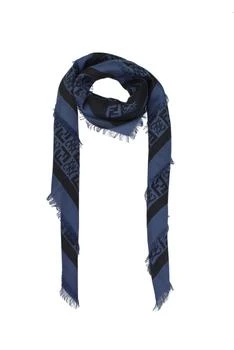 Fendi | Foulard Silk Blue Black 7.1折