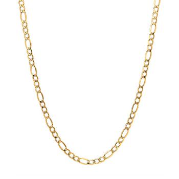 推荐Figaro Link 18" Chain Necklace in 14k Gold商品