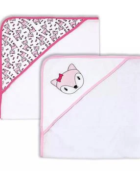 Jesse & Lulu | Baby Girls Fawn Hooded Towel, 2 Piece Set,商家Macy's,价格¥162