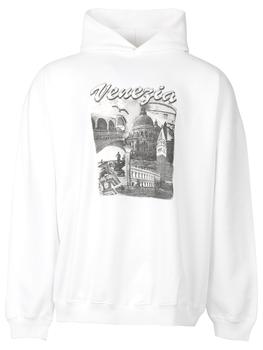 巴黎世家卫衣价格, Balenciaga | Oversized Venezia Hoodie商品图片 