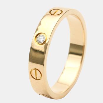 商品Cartier Love 18K Rose Gold Diamond Ring EU 55,商家The Luxury Closet,价格¥9065图片