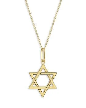Bloomingdale's | Star of David Pendant Necklace in 14K Yellow Gold, 18",商家Bloomingdale's,价格¥5687