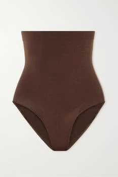 SKIMS | Seamless Sculpt 塑形高腰三角裤 （颜色：cocoa）,商家NET-A-PORTER,价格¥257