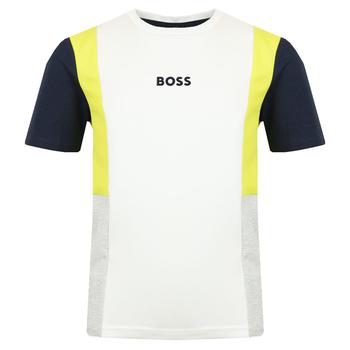 推荐White Colourblock Logo T Shirt商品