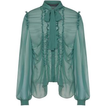 商品Alberta Ferretti | 环保雪纺衬衫,商家24S CN,价格¥7719图片