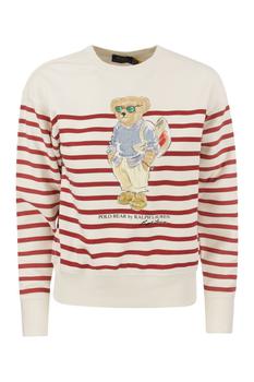 ralph lauren bear推荐, Ralph Lauren | POLO RALPH LAUREN Cotton Sweater with Bear商品图片 7折