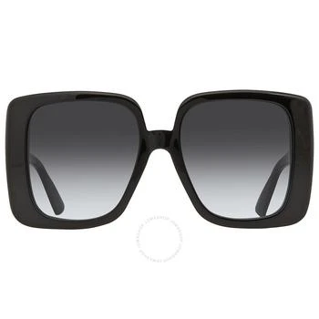 Gucci Grey Square Ladies Sunglasses GG1314S 001 55