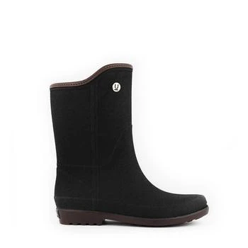 ULAN | Tall Dress Rain Boots In Black,商家Premium Outlets,价格¥596