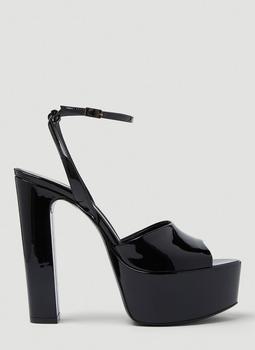推荐Jodie Peep Toe Platform Heels in Black商品