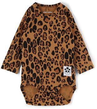 推荐Baby Tan Basic Leopard Bodysuit商品