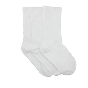 Jefferies Socks | Kids' Cotton Seamless Toe Casual Crew Sock (Pack of 3),商家Premium Outlets,价格¥129