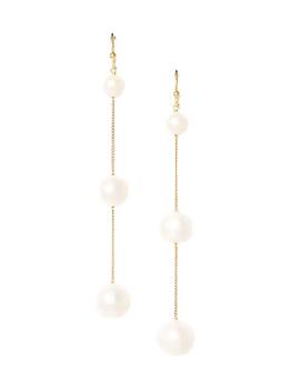 Chan Luu是什么牌子, Chan Luu | 18K Gold-Plated & Freshwater Pearl Earrings商品图片 
