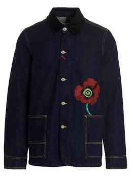 推荐Kenzo Poppy Flower Embroidered Jacket商品