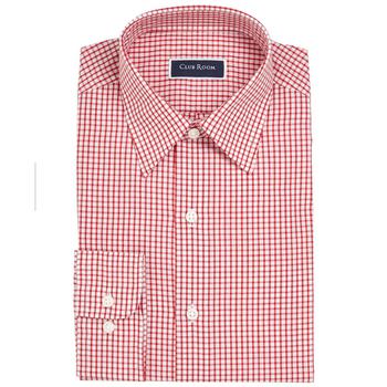 Club Room | Club Room Mens Checkered Suit Separate Button-Down Shirt商品图片 2.2折×额外9折, 额外九折