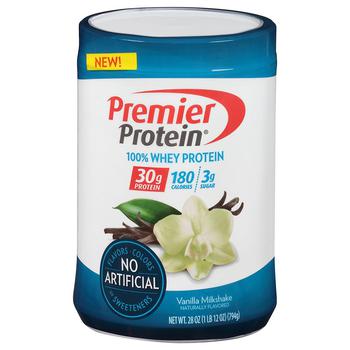 商品Premier Protein | 100% Whey Protein Powder Vanilla Milkshake,商家Walgreens,价格¥229图片