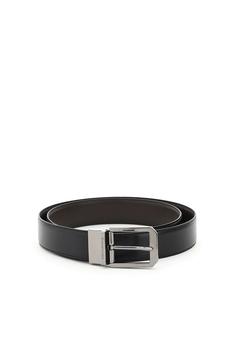 zegna皮带价格, Zegna | Ermenegildo Zegna Logo Detailed Buckled Belt商品图片 7.2折