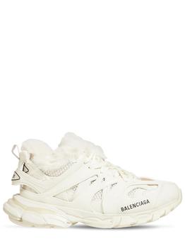 巴黎世家track是什么牌子, Balenciaga | Track Faux Fur Sneakers商品图片 7折