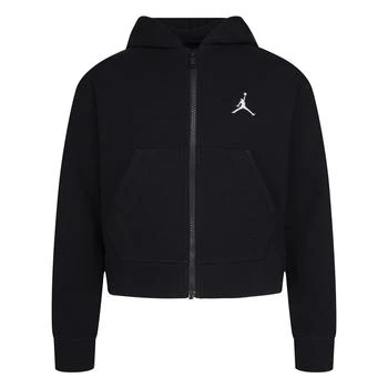 Jordan | Essentials Boxy Full Zip Hoodie (Little Kids/Big Kids) 