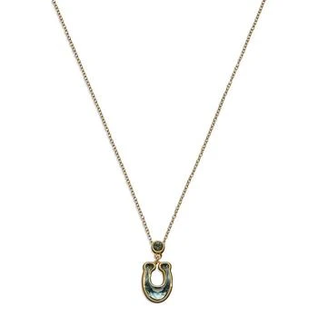 Coach | Faux Stone Signature Crystal C Pendant Necklace 7折