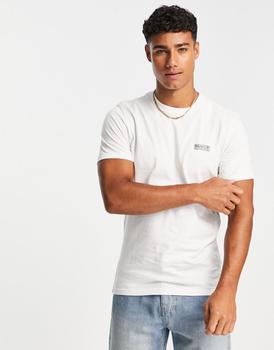 Barbour International, Barbour International | Barbour International slim fit logo t-shirt white Exclusive at ASOS商品图片 