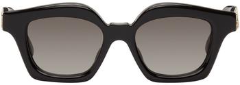 推荐Black Acetate Square Sunglasses商品