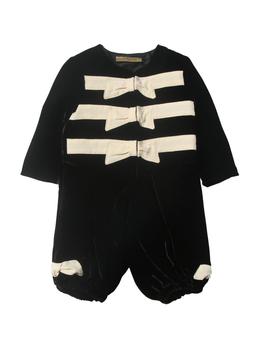 Stella McCartney | Kids Black Ribbon Bow Detail Jumpsuit商品图片,2.5折, 满$300减$10, 满减