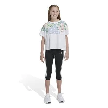 推荐adidas Sportswear Floral Print Boxy T-Shirt - Girls' Grade School商品