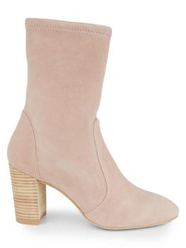 stuart weitzman 靴精选, Stuart Weitzman | Yuliana Suede Sock Boots商品图片 4.3折
