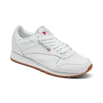 Reebok | Men's Classic Leather Casual Sneakers from Finish Line商品图片,