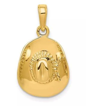 Macy's | Cowboy Hat Pendant in 14k Yellow Gold,商家Macy's,价格¥2185