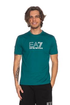 Emporio Armani | EMPORIO ARMANI 男士深绿色棉质短袖T恤 3LPT81-PJM9Z-1839商品图片,满$100享9.5折, 满折