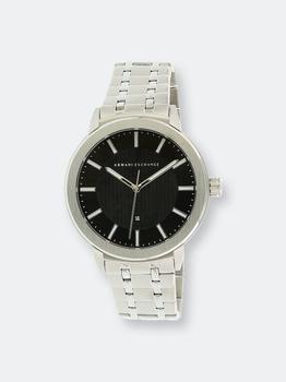 推荐Armani Exchange Men's AX1455 Silver Stainless-Steel Japanese Quartz Dress Watch ONE SIZE商品