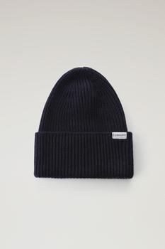 Woolrich | Ribbed Beanie in Merino Wool商品图片,
